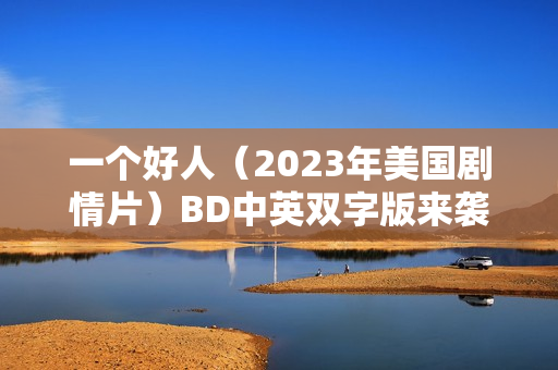一个好人（2023年美国剧情片）BD中英双字版来袭