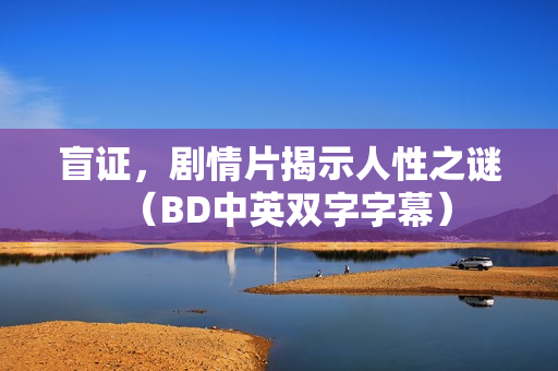 盲证，剧情片揭示人性之谜（BD中英双字字幕）