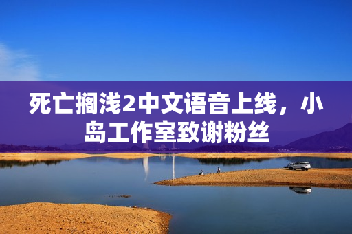 死亡搁浅2中文语音上线，小岛工作室致谢粉丝