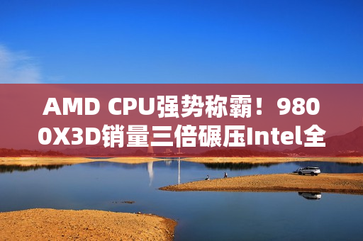 AMD CPU强势称霸！9800X3D销量三倍碾压Intel全系产品