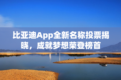 比亚迪App全新名称投票揭晓，成就梦想荣登榜首