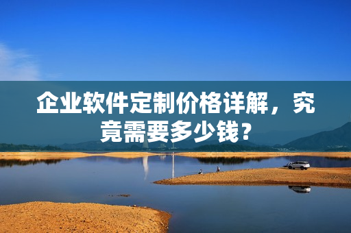企业软件定制价格详解，究竟需要多少钱？