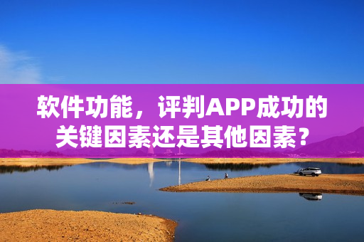 软件功能，评判APP成功的关键因素还是其他因素？
