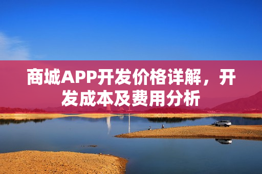 商城APP开发价格详解，开发成本及费用分析