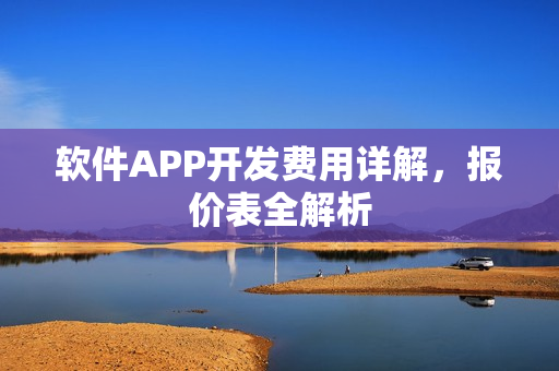 软件APP开发费用详解，报价表全解析