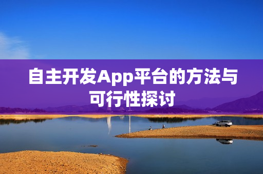 自主开发App平台的方法与可行性探讨