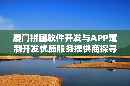 厦门拼团软件开发与APP定制开发优质服务提供商探寻