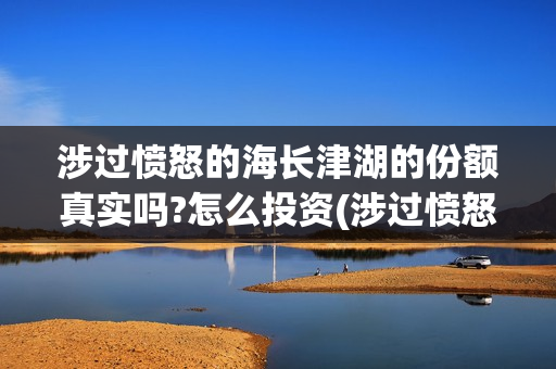 涉过愤怒的海长津湖的份额真实吗?怎么投资(涉过愤怒的海没过审)