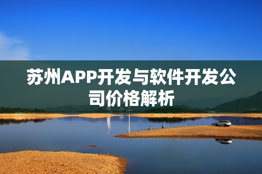 苏州APP开发与软件开发公司价格解析