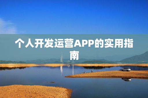 个人开发运营APP的实用指南