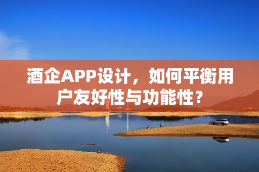 酒企APP设计，如何平衡用户友好性与功能性？