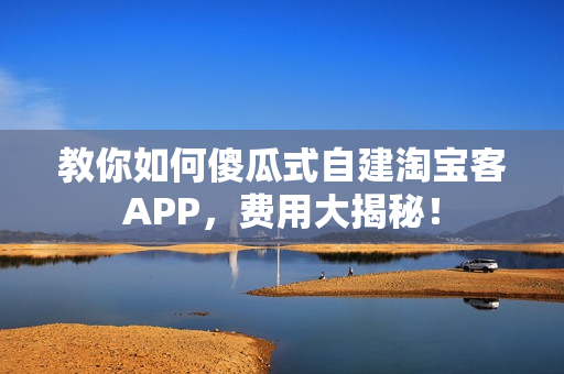 教你如何傻瓜式自建淘宝客APP,费用大揭秘! 教你如何傻瓜式自建淘宝客APP,费用大揭秘!