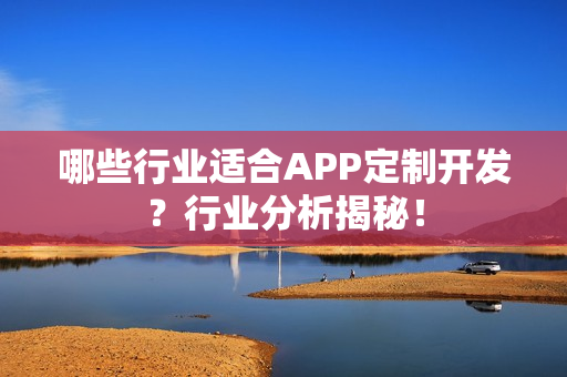 哪些行业适合APP定制开发？行业分析揭秘！