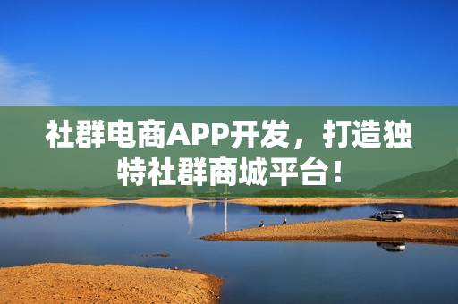 社群电商APP开发，打造独特社群商城平台！