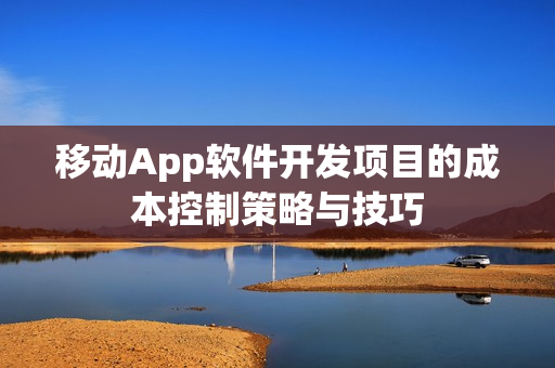 移动App软件开发项目的成本控制策略与技巧