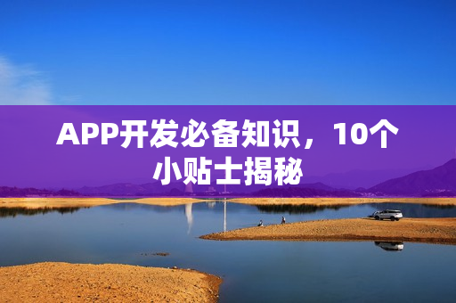 APP开发必备知识，10个小贴士揭秘