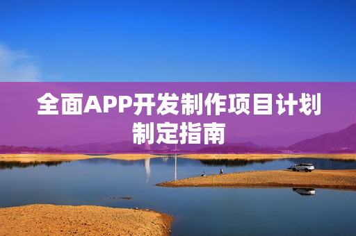 全面APP开发制作项目计划制定指南
