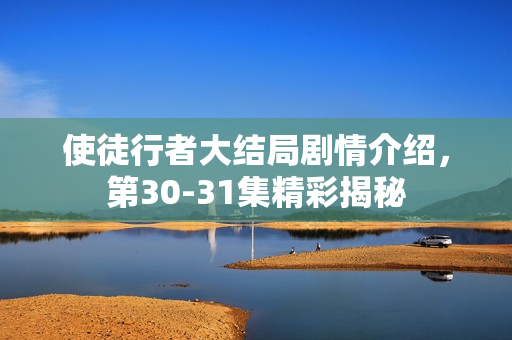 使徒行者大结局剧情介绍，第30-31集精彩揭秘