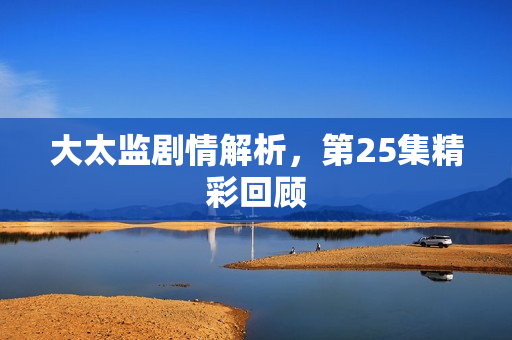 大太监剧情解析，第25集精彩回顾