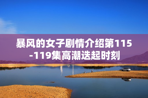 暴风的女子剧情介绍第115-119集高潮迭起时刻