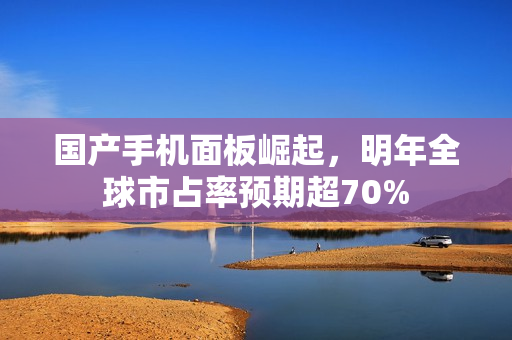 国产手机面板崛起，明年全球市占率预期超70%