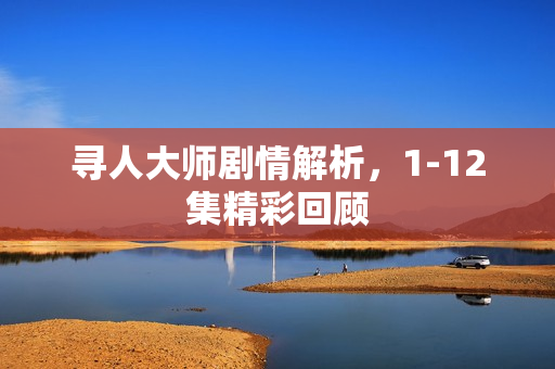 寻人大师剧情解析，1-12集精彩回顾