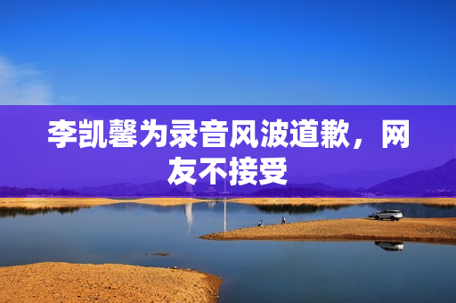 李凯馨为录音风波道歉，网友不接受