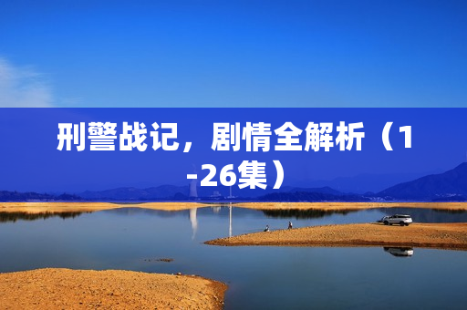 刑警战记，剧情全解析（1-26集）