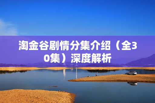 淘金谷剧情分集介绍（全30集）深度解析