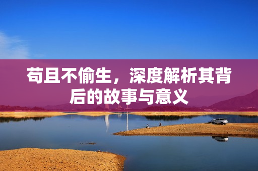 苟且不偷生，深度解析其背后的故事与意义