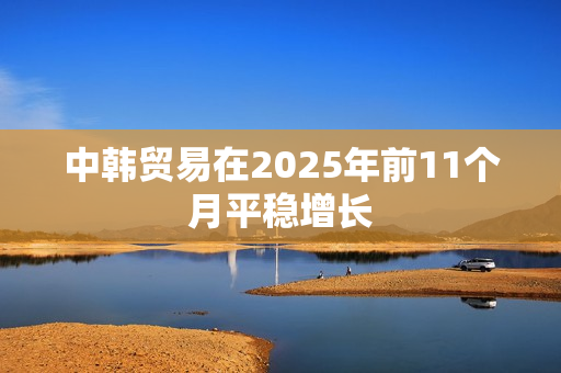 中韩贸易在2025年前11个月平稳增长