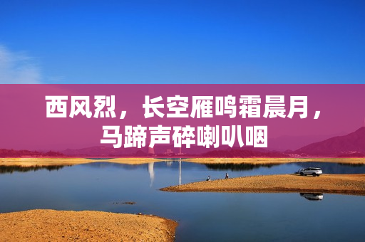 西风烈，长空雁鸣霜晨月，马蹄声碎喇叭咽