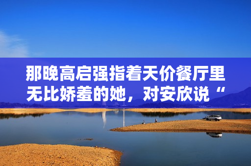 那晚高启强指着天价餐厅里无比娇羞的她，对安欣说“我是我，小兰