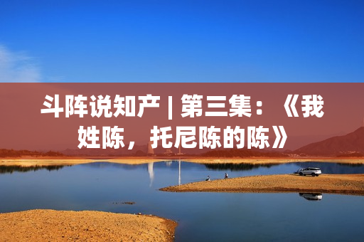 斗阵说知产 | 第三集：《我姓陈，托尼陈的陈》