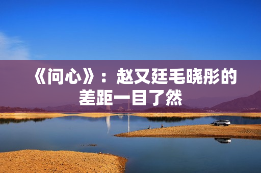 《问心》：赵又廷毛晓彤的差距一目了然