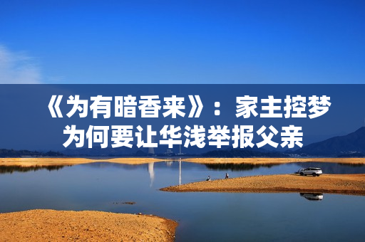 《为有暗香来》:家主控梦为何要让华浅举报父亲 《为有暗香来》:家主控梦为何要让华浅举报父亲