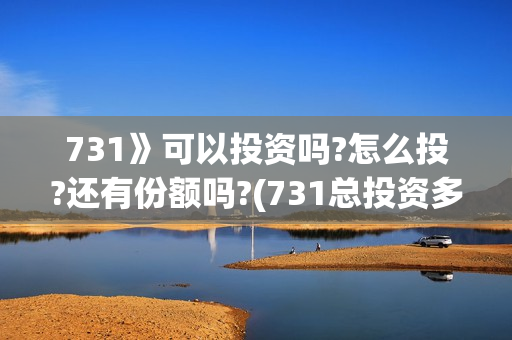731》可以投资吗?怎么投?还有份额吗?(731总投资多少) 731》可以投资吗?怎么投?还有份额吗?(731总投资多少)