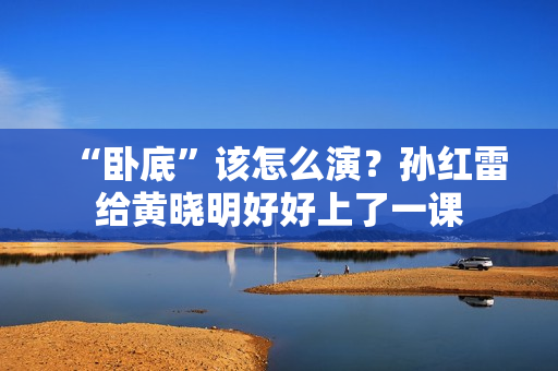 “卧底”该怎么演?孙红雷给黄晓明好好上了一课 “卧底”该怎么演?孙红雷给黄晓明好好上了一课