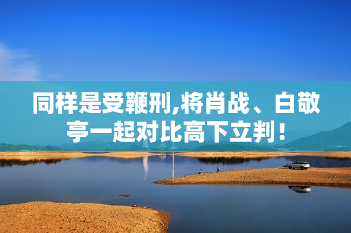 同样是受鞭刑,将肖战、白敬亭一起对比高下立判! 同样是受鞭刑,将肖战、白敬亭一起对比高下立判!