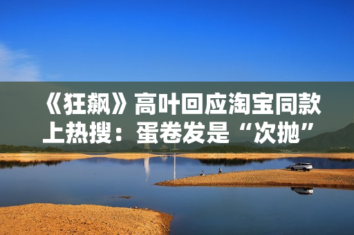 《狂飙》高叶回应淘宝同款上热搜：蛋卷发是“次抛”，不要激动消费