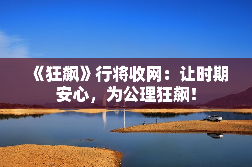 《狂飙》行将收网：让时期安心，为公理狂飙！