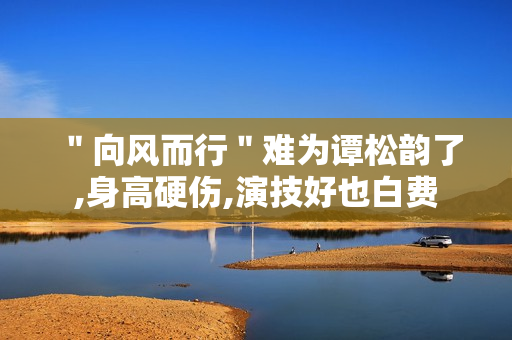 ＂向风而行＂难为谭松韵了,身高硬伤,演技好也白费