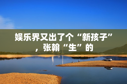 娱乐界又出了个“新孩子”，张翰“生”的