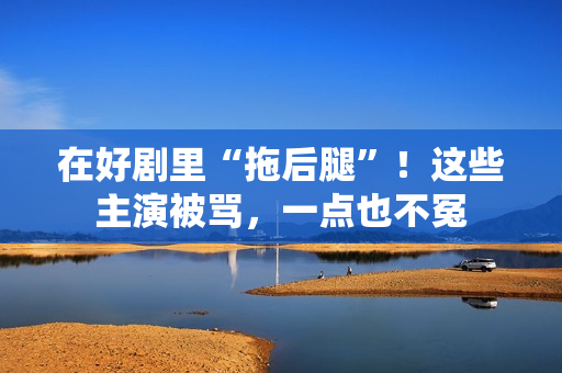 在好剧里“拖后腿”！这些主演被骂，一点也不冤