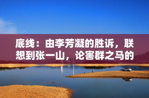 底线：由李芳凝的胜诉，联想到张一山，论害群之马的风险！