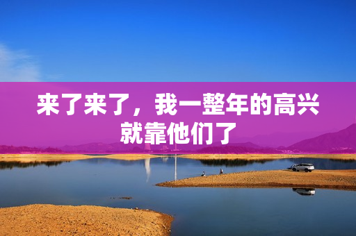 来了来了，我一整年的高兴就靠他们了