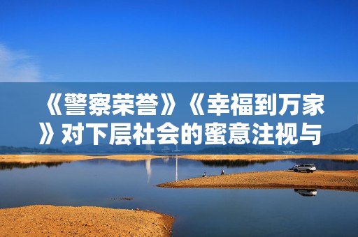 《警察荣誉》《幸福到万家》对下层社会的蜜意注视与深入分析