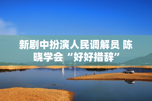新剧中扮演人民调解员 陈晓学会“好好措辞”