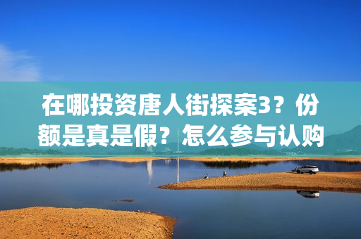 在哪投资唐人街探案3？份额是真是假？怎么参与认购？(在哪投资唐人街项目)