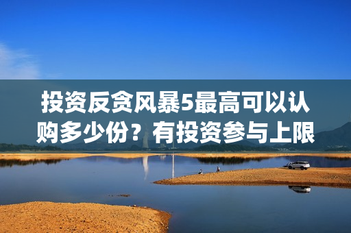 投资反贪风暴5最高可以认购多少份？有投资参与上限吗？(反贪风暴5联合出品公司)